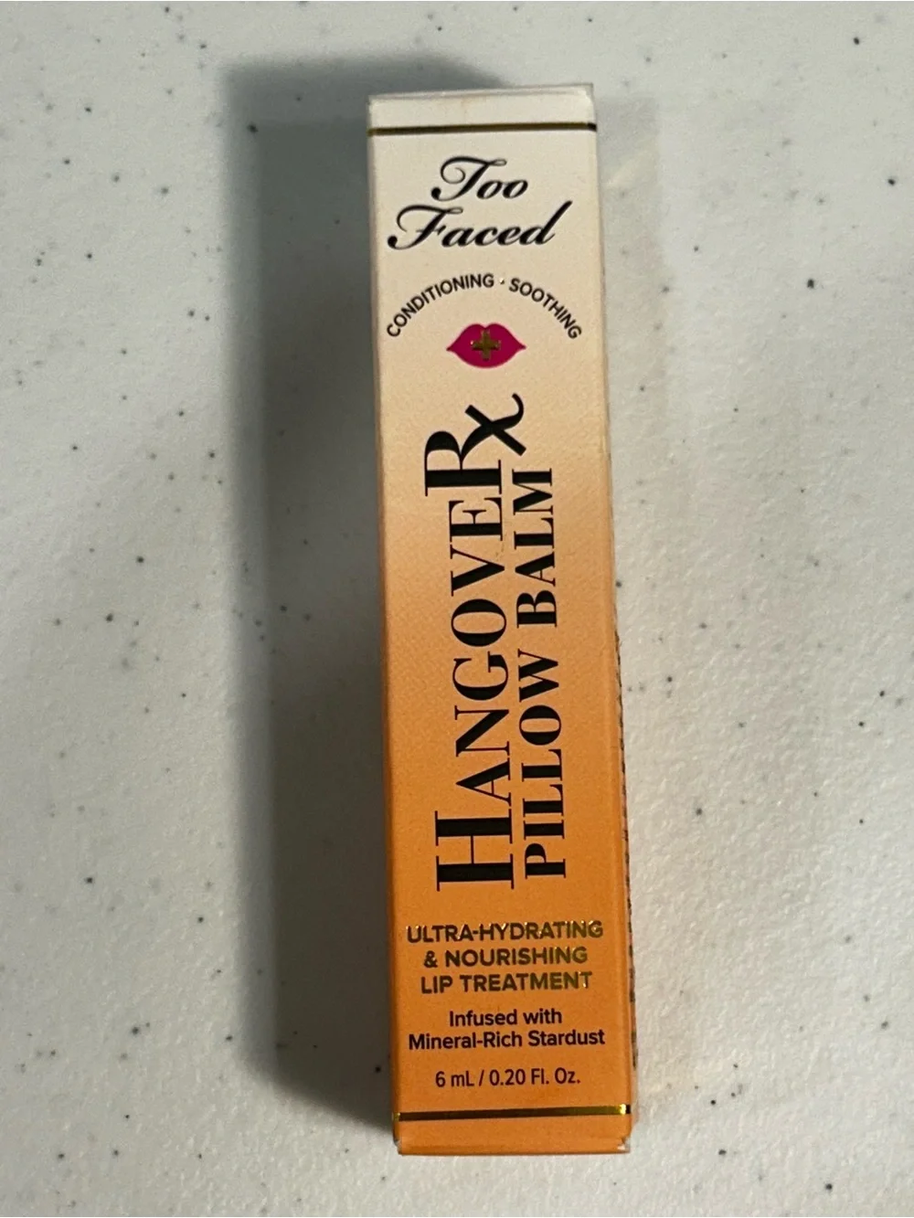 Too Faced | Hangover Rx Pillow Balm Lip Treatment | Mango Kiss | 0.20 Fl. Oz.